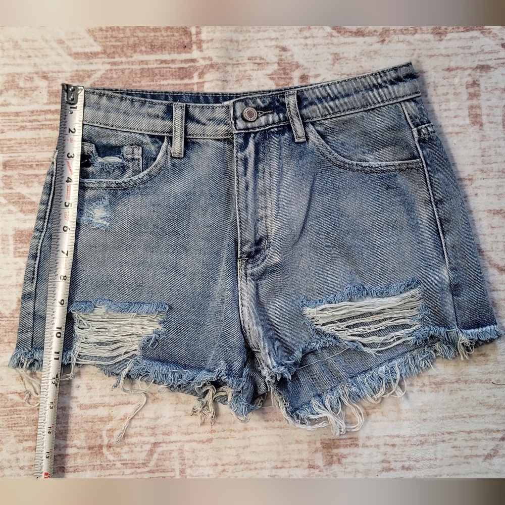 Kancan Size Small Jean Shorts Light Wash
